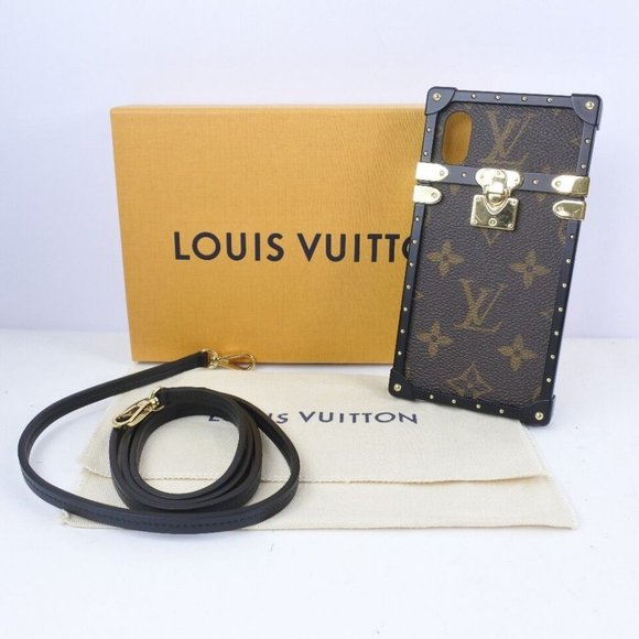 LOUIS VUITTON Eye trunk iPhone case X / XS Smartphone case Monogram...